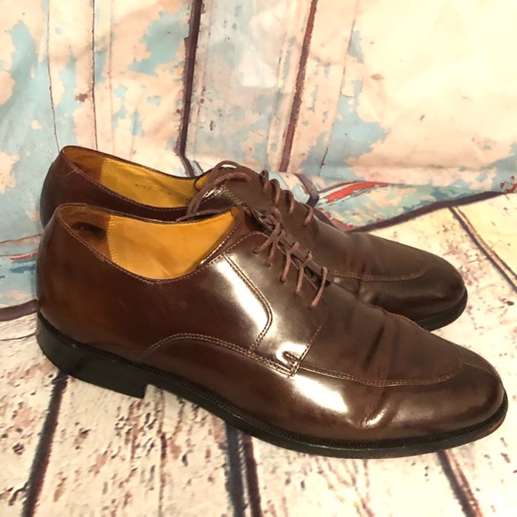 Cole Haan Brown Oxford Shoes Men\'s Size 10 D Soletech Dress Shoes Patent Leather main image 6